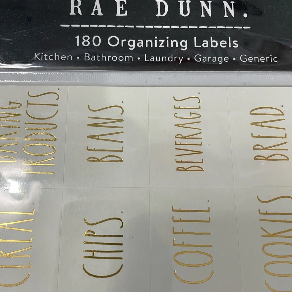 NEW Rae Dunn 180 ORGANIZING LABELS